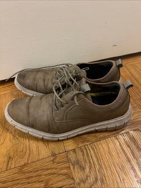 Dockers Casual Men's Brown gray Lace-Up Oxford Sneakers
